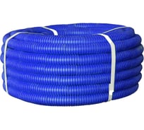 Труба гофрированная U-plast 32 мм, с зондом синяя, ПНД (HF), УФ, 50м 711-032С