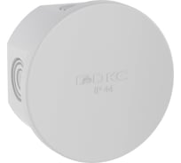 Коробка ответвительная DKC с 4 кабельными вводами д.20мм, IP44, д.65х35мм 1 ШТ 53500DIY