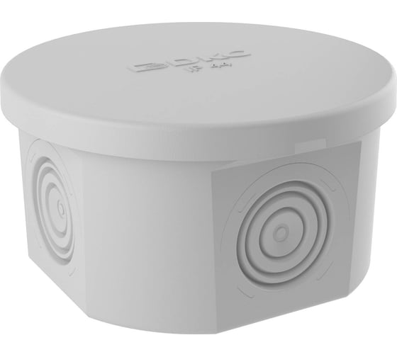 Коробка ответвительная DKC с 4 кабельными вводами д.20мм, IP44, д.80х40мм 1 ШТ 53600DIY