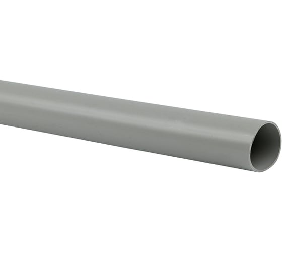 Гладкая жесткая труба EKF, ПВХ, d20, серая, PROxima trg-20-3n 1
