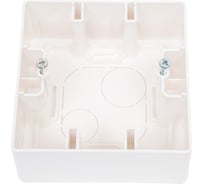 Коробка Legrand для накладного монтажа 1 пост Etika белый 672510
