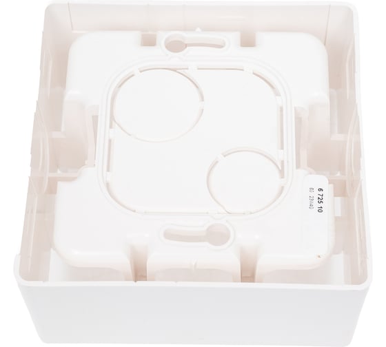 Коробка Legrand для накладного монтажа 1 пост Etika белый 672510