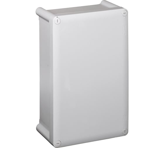 Коробка Legrand промышленная пластиковая IP55 IK07 RAL 7035 180x140x86 мм сплошная крышка 035950 1