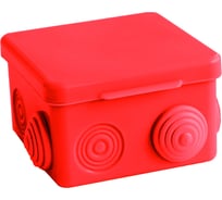 Коробка распаячная U-plast пылевлагозащитная, с эластичным мембранным вводом, не поддерживающая горение, УПр 80*80/50.2.3. 36 шт 030-031нг