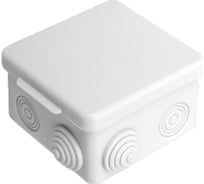 Коробка распаячная U-plast пылевлагозащитная, с эластичным мембранным вводом, под монтажный пистолет, УПр 80*80/50.2.3. 36 шт 030-031 МП