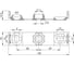 Распаечная коробка Wiska серая, IP66/67,95х95х60 407/5/LG 4