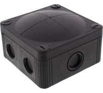 Распаечная коробка Wiska черная, IP66/67,95х95х60 407/5/BK