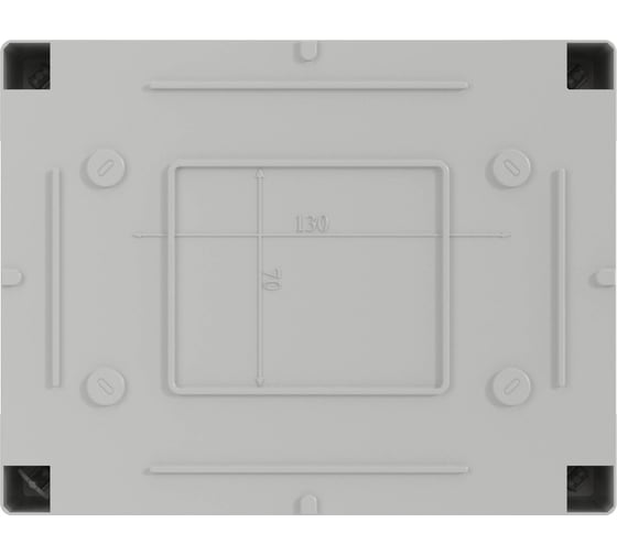 Коробка ответвительная DKC с гладкими стенками, IP56, 190х140х70мм 54110DIY