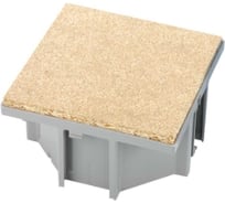 Монтажная коробка под влагостойкую основу Simon, установка в бетонную стяжку, цвет серый KGE170-23