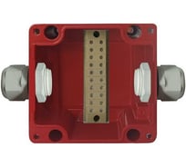 Металлическая коробка соединительная Магнито-контакт МКС 2ВК «МОРОЗ» IP66/IP68 цвет красный 00-00010221