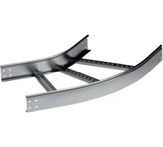 Угол горизонтальный DKC 45 градусов 100x300 R 600 в комплекте с крепежными элементами и соединительными пластинами, необходи 1 УП LC0163K 1