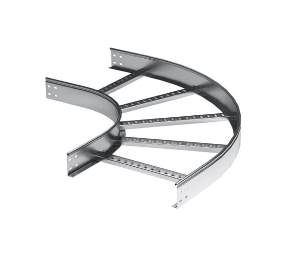 Угол горизонтальный 90 градусов DKC 50х200 R 600 в комплекте с крепежными элементами и соединительными пластинами, необходим 1 УП LC5620KHDZ 1