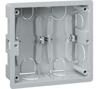 Монтажная коробка Simon, на 2 S-модуля Сима Про, скрытый монтаж SBM250