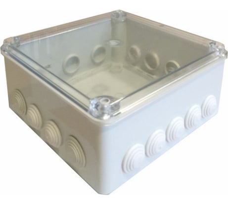Распределительная коробка MTG с 16 вводами и винтами 210х210х100 IP55 серая 146106