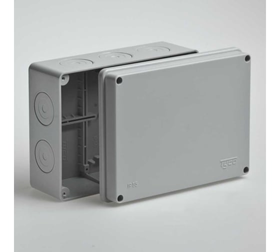 Коробка распределительная Рувинил ОП 200х140х75мм IP55 без гермовводов 67056 1