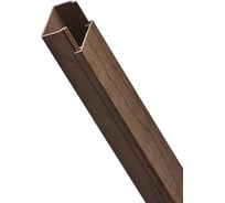 Кабель-канал Рувинил 40х25 L2000, пластик, дуб темный, основа РКК-40х25-08М