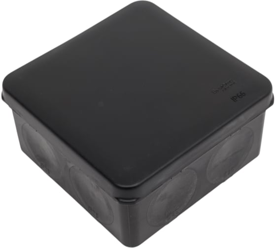 Коробка распределительная Systeme Electric MultiBox IP66 85x85x42 DIY (со стикером) черная SE IMT352971
