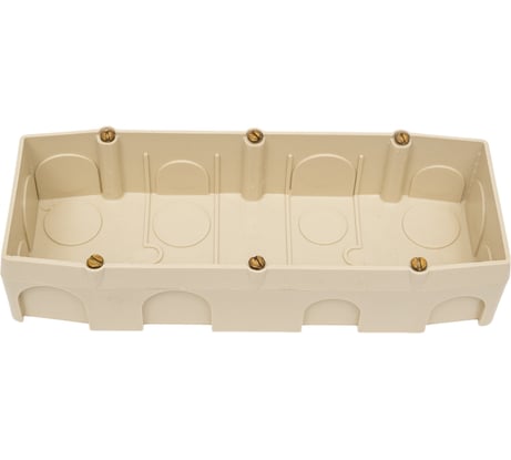 Коробка Legrand Mosaic Superbox 3 поста, глубина 40мм 089127