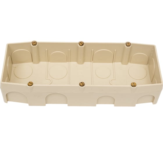 Коробка Legrand Mosaic Superbox 3 поста, глубина 40мм 089127