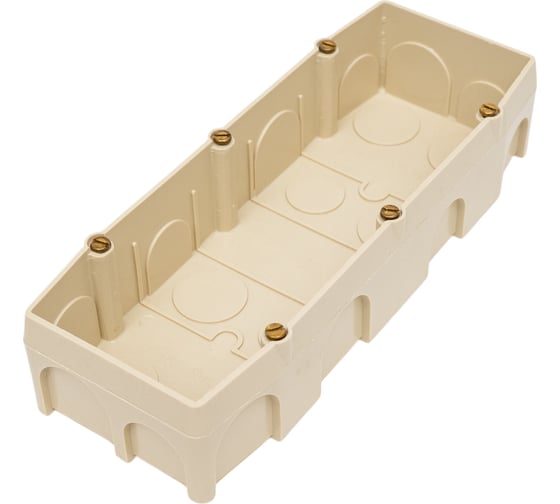 Коробка Legrand Mosaic Superbox 3 поста, глубина 40мм 089127