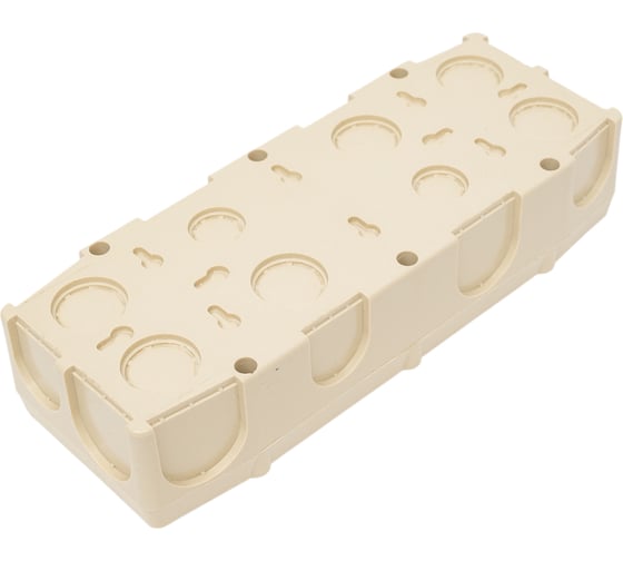 Коробка Legrand Mosaic Superbox 3 поста, глубина 40мм 089127