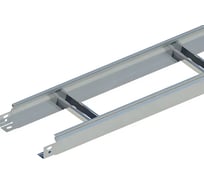 Лоток лестничный глухой ООО "СТАЛЬНЫЕ СИСТЕМЫ" LLG 150x50, 1,2мм, L=2000мм LK22PY200-14