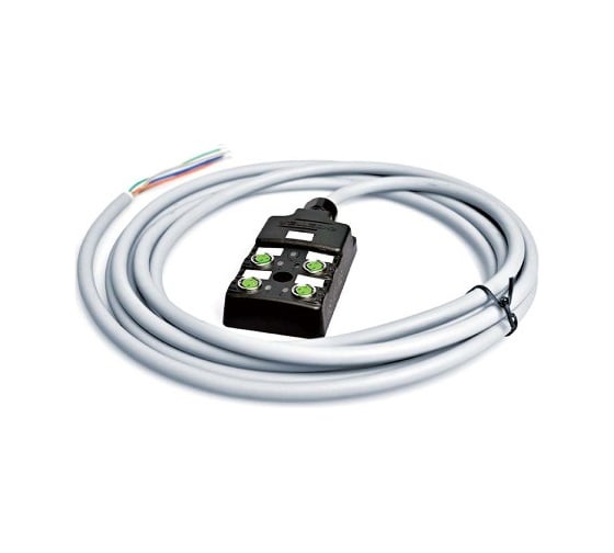 Распределительная коробка VELLEDQ M8-A3-4K3P-3.0PVC/GY 08-00034517 1