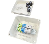 Коробка с клеммными зажимами ДЕВИБОКС, 155x179x100 мм, IP65-67, с кабельными вводами КК3.4.7-16