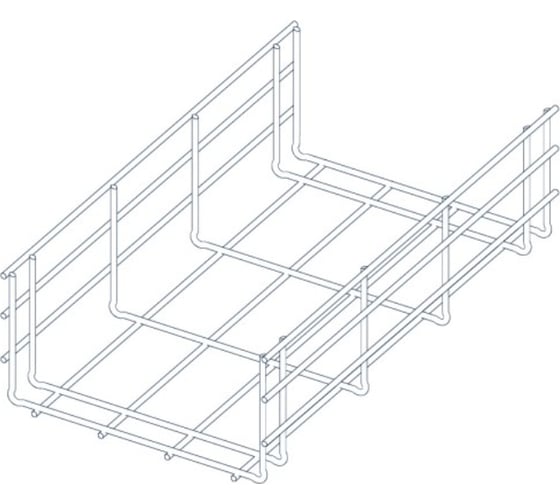Проволочный лоток PRO-lotki.ru усиленный PROU 100x500 (4,8) RAL L=3000 PROU1050RAL vPROU1050RAL 1