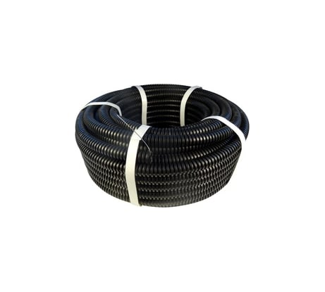 Гибкая гофрированная труба ZITEG, ПНД, d32 мм цвет черный, с протяжкой, 100м. 7930108870126