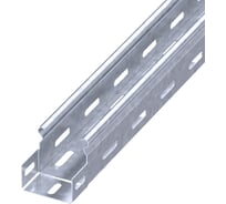 Перфорированный лоток PRO-lotki.ru LMP 50Н50 (1,0) AISI 304 L=3000 TLS56207INOX vTLS56207INOX