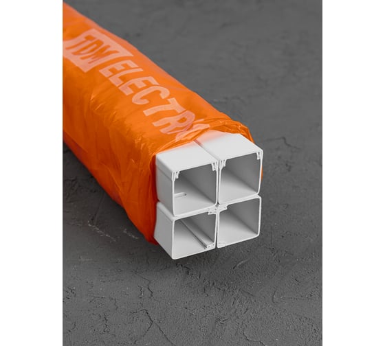 Кабель-канал TDM ELECTRIC белый 25х25, 2 метра, упаковка 4 штуки SQ0402-0806