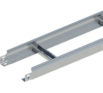 Лоток лестничный глухой ООО "СТАЛЬНЫЕ СИСТЕМЫ" LLG 100x50 (1,2мм) L=6000мм, горячий цинк LK22IY600-24