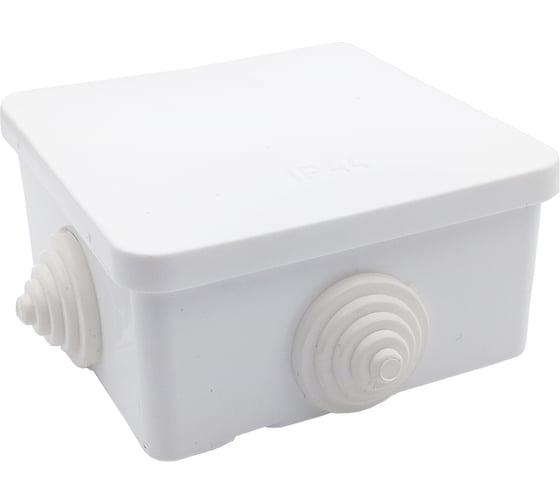 Коробка Bylectrica с клеммными колодками для открытой проводки IP44 80мм х 80 мм х41,5 мм, КМ-222