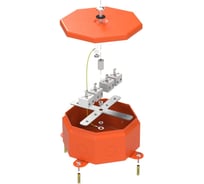 Металлическая огнестойкая коробка Промрукав Октагон 70-0101-FR6.0-8 Е15-Е120 RAL2004 130x130x6370-0101-2004-FR6.0-8