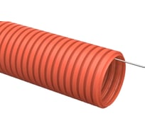 Гофрированная труба IEK ПНД d=20мм с зондом оранжевая 100м CTG20-20-K04-100