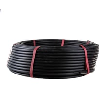 Гладкая труба IEK жесткая ПНД d=16мм черная 100м CTR10-016-K02-100-1