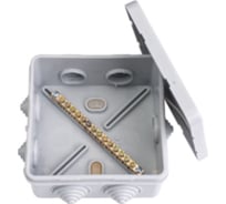 Коробка Bylectrica для разводки проводов системы уравнивания потенциалов 7 вводов IP56, КУП-244