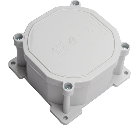 Монтажная коробка Bylectrica при открытой разводке 1 ввода IP67, КМ-251 - выгодная цена, отзывы, характеристики, фото - купить в Москве и РФ