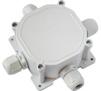 Монтажная коробка Bylectrica при открытой разводке 4 ввода IP67, КМ-257