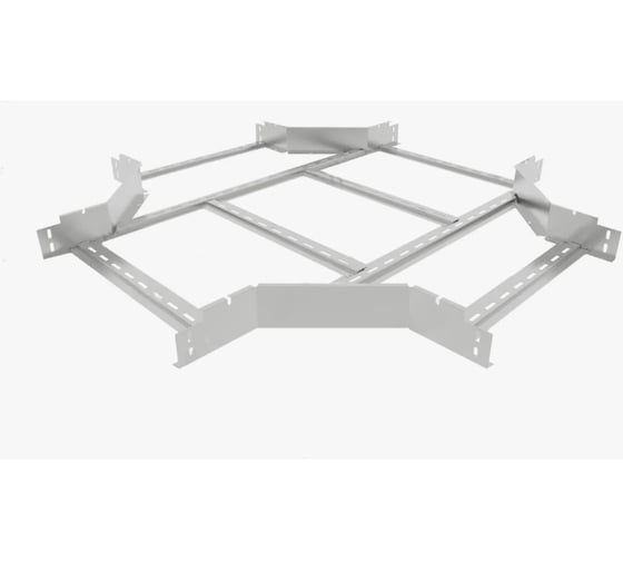Ответвитель X-образный лотка лестничного LOTOK 500x50 толщина 1,2 мм LBXLS 500х50 (1,2) 1