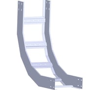 Угол вертикальный внутренний лотка лестничного LOTOK 90' 500x80 толщ. 1,5 мм LAILS 90' 500x80 (1,5)