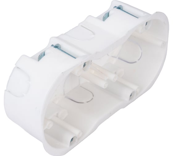 Коробка BYLECTRICA для 2-х местной рамочно-узловой сборки гипсокартон 146х76х42 мм К-219