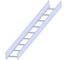 Лоток лестничный LOTOK 600x50x3000 толщ. 1,2 мм LLST 600х50x3000 (1,2) 1