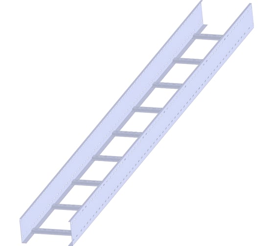 Лоток лестничный LOTOK 400x80x3000 толщ. 1,2 мм LLST 400х80x3000 (1,2) 1