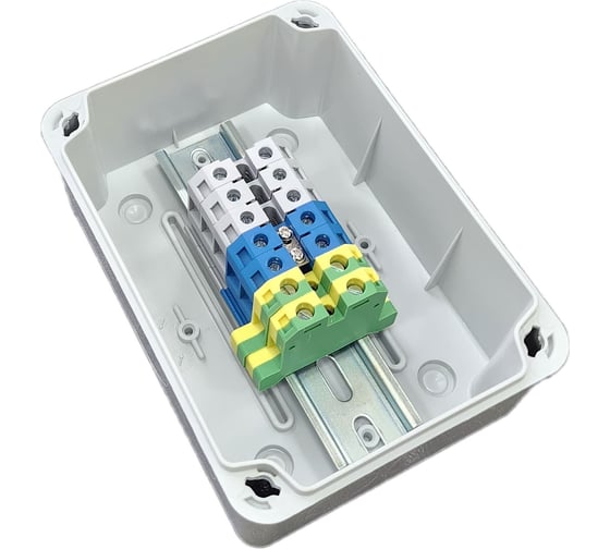 Коробка с клеммными зажимами ДЕВИБОКС 121x166x80 мм, IP65-67 КК2.7-10
