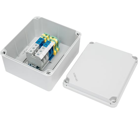 Коробка с клеммными зажимами ДЕВИБОКС 155x179x100 мм, IP65-67 КК3.7-16