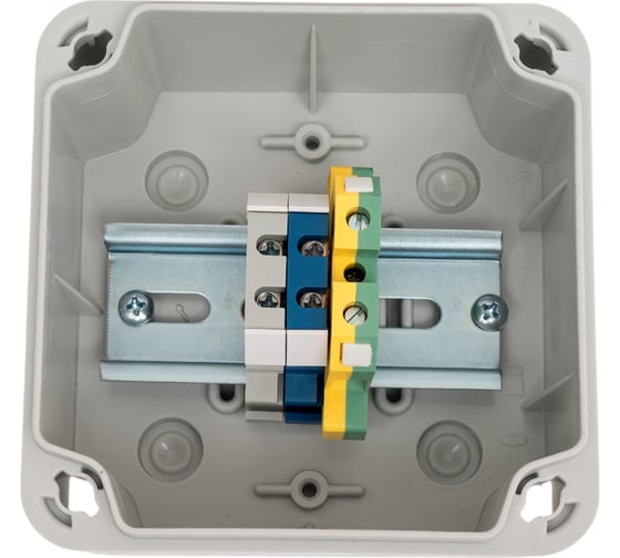 Коробка с клеммными зажимами ДЕВИБОКС 113x113x68 мм, IP65-67 КК1.3-6