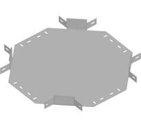 Ответвитель Х-образный горизонтальный LOTOK 150x80 толщ. 1 мм LBX 150x80 (1)