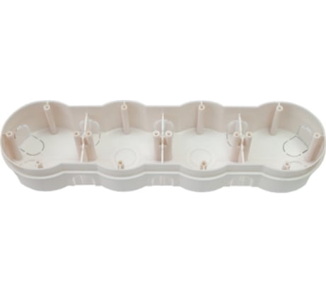 Монтажная коробка Bylectrica при скрытой разводке для бетона и кирпича, 292х79х41,5 мм, К-226